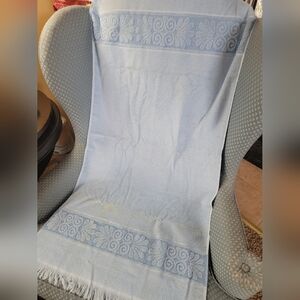 Vintage 70s Cannon Monticello Blue Towel